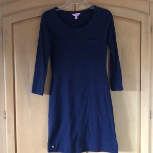 Lily Pulitzer French Terry Navy Dress - XS